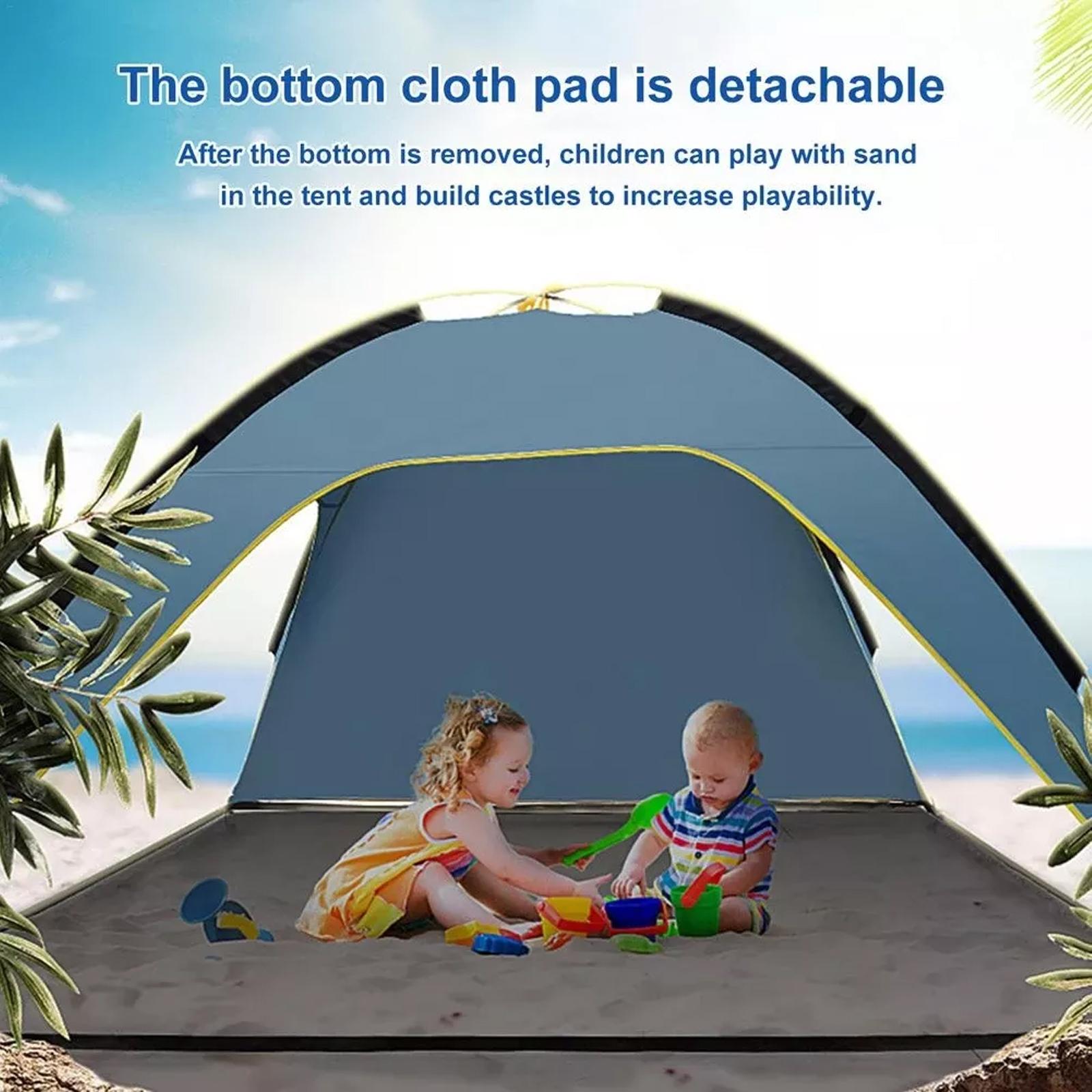 Cheap Goat Tents Large Beach Tent Sun Shelter Summer Sunscreen Rainproof Protectiont Model UV Shelters 2 Portable Travel Canopy Fishing Camp L8G9   